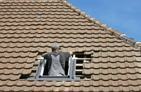 Pose de velux à la Jarrie